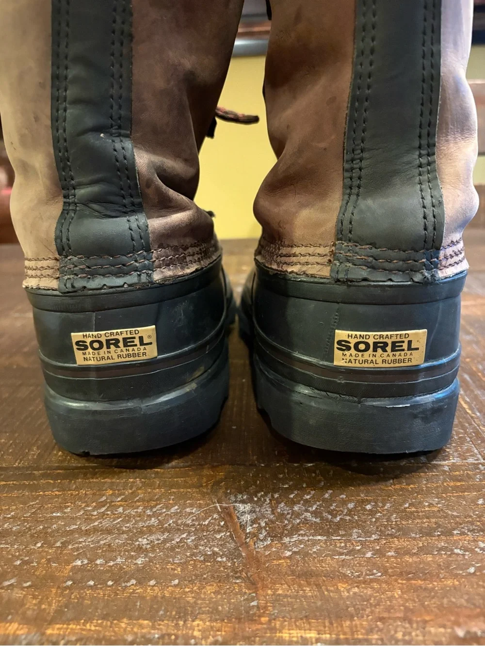 Men’s Sorel Brown and Black Snow Boots size 13